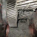 Instandsetzung Reparatur Koellmann Gears UNEX 65 Getriebe defekte Verzahnung Instandsetzung Reparatur Koellmann Gears UNEX 65 Getriebes aus einer EREMA Recycling Anlage, hier vor der Reparatur