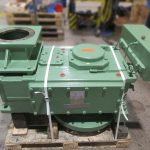 Flender Getriebe Reparatur Instandsetzung H4 TV 10B repariert Reparatur eines Flender Getriebes H4 TV 10B, hier Getriebe aus einem EKATO Rührwerk vor dem Versand nach der Instandsetzung