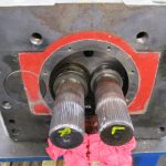 Thyssen Henschel Extrudergetriebe - Durumax TPM 3-130 DOS-V während der Getriebeinstandsetzung / Revision