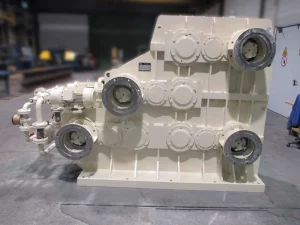 Getriebeinstandsetzung Jahnel Kestermann JaKE CS320-4L550 Kalandergetriebe Gearbox repair calender gearbox