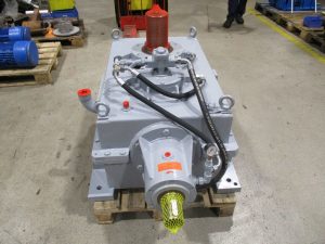 Noma Getriebe ZKA 280 SO Muehlengetriebe nach der Instandsetzung 2 Noma Getriebe ZKA 280 SO Mühlengetriebe nach der Instandsetzung / Noma gearbox ZKA 280 SO mill gearbox overhaul - Getriebeservice Überholung, Revision, Getriebrevision, Getriebeschaden, Ersatzteile, Verzahnung