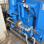 Online-Getriebeüberwachung durch MetalSCAN-Partikelzählung, Installation an einem Extrudergetriebe