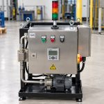 Online-Getriebeüberwachung durch MetalSCAN-Partikelzählung, Nebenstromfilteraggregat zur Nachrüstung mit Filter, Pumpe und Metalscansensor zur Nachrüstung an Getrieben ohne Ölumlaufschmierung