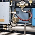 Online-Getriebeüberwachung durch MetalSCAN-Partikelzählung, Installation an einem Extrudergetriebe